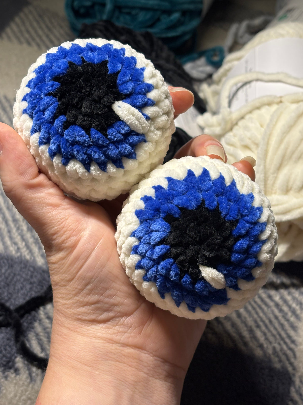 Crochet Eyeball Plushies