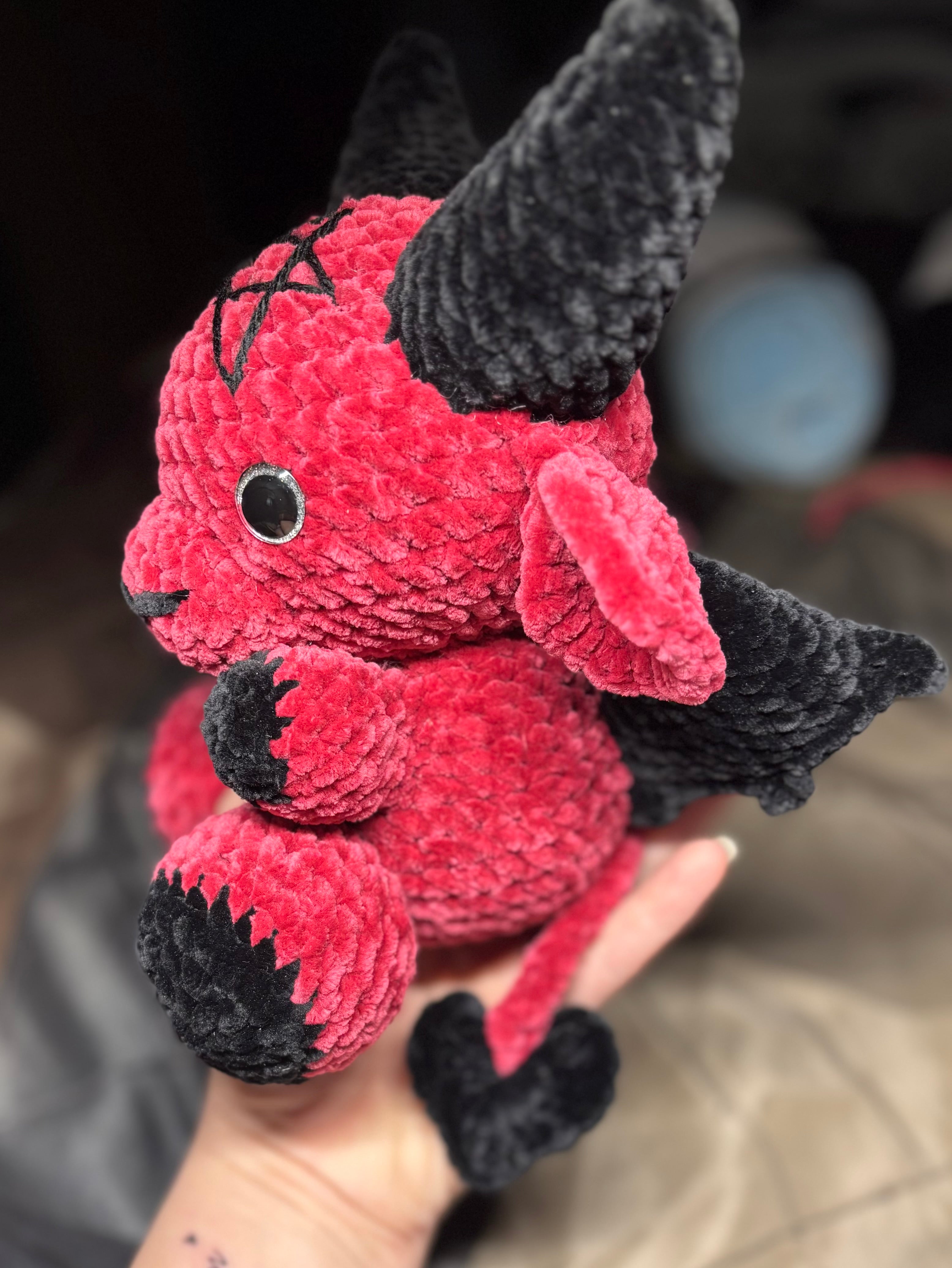 Raspberry Baphomet Familiar