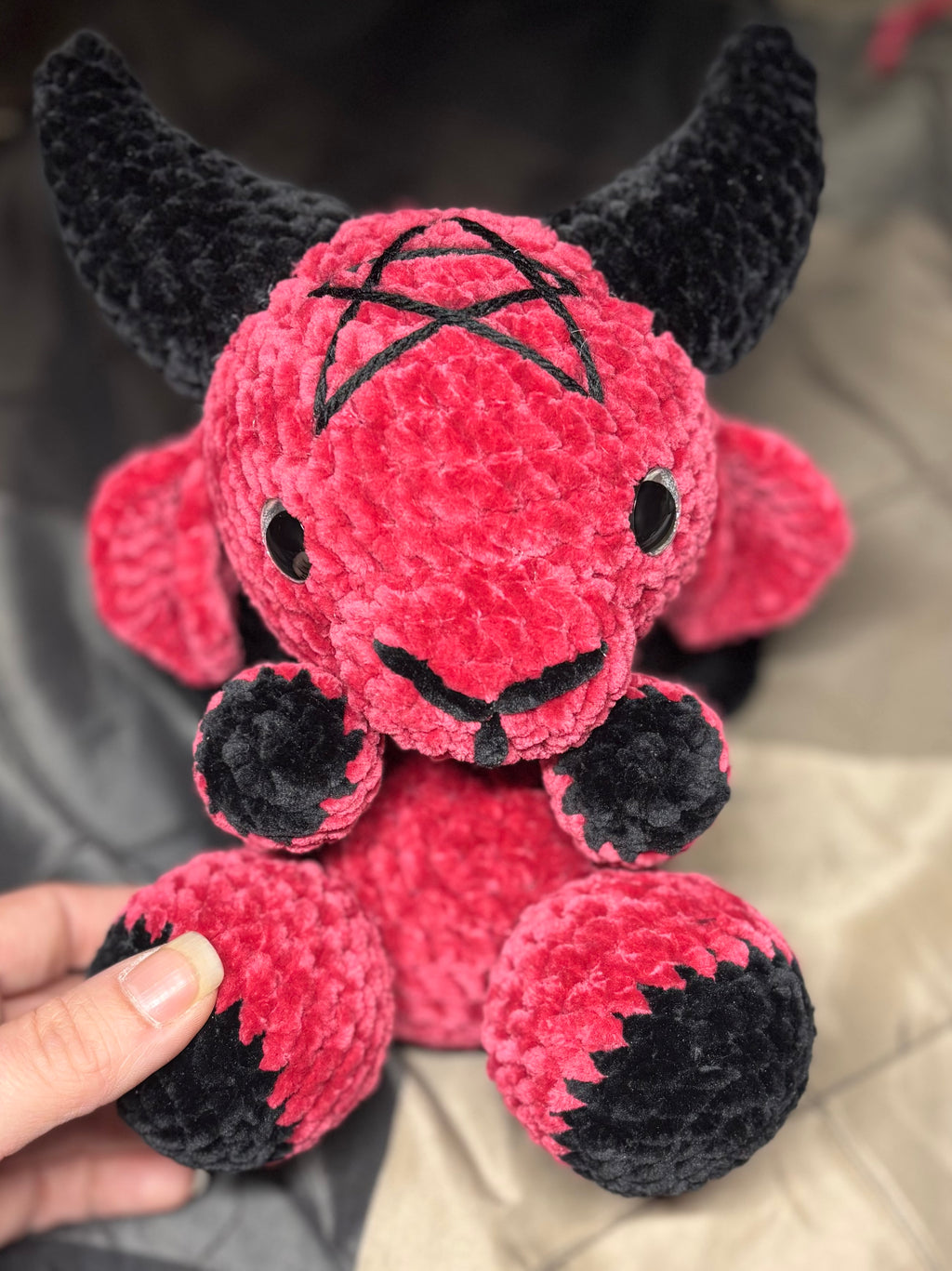 Raspberry Baphomet Familiar